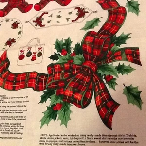 Christmas Plaid Appliqués - Picture 1 of 6