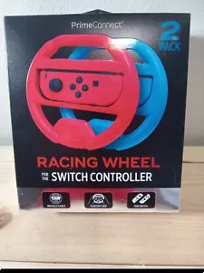 PRIME CONNECT RACING WHEEL FOR THE SWITCH CONTROLLER 2 PACK NEW NIB - Picture 1 of 2