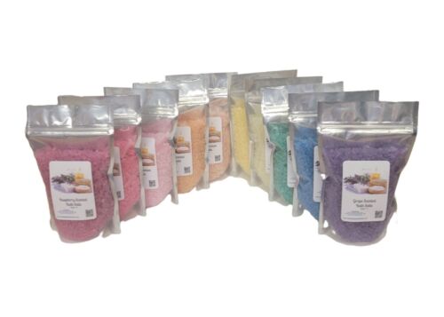 Bath Salts | 1lb Bags | Choose Your Scent / Color | Buy 2 Or More Save Up to 80%