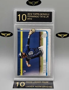 2019 Topps Series 2 San Diego Padres FERNANDO TATIS JR #410 Rookie Mint LRG 10 - Bild 1 von 2