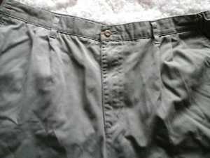 grey shorts mens size 44 knightsbridge KB pockets front back belt loops pleated - Picture 1 of 11