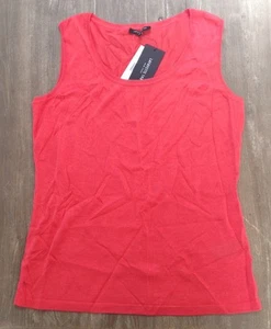 NWT Lafayette 148 New York Womens Coral Size Medium M Cashmere Silk Top $295 - Picture 1 of 4