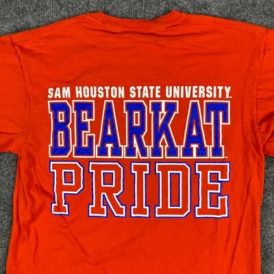 Camiseta Jansport Para Hombre Mediana Naranja Sam Houston Gráfico Manga Corta Foto 1 de 4