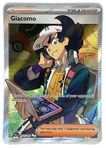 Pokémon - Giacomo 252/193 Full Art Paldea Evolved - Ready to ship - Picture 1 of 1