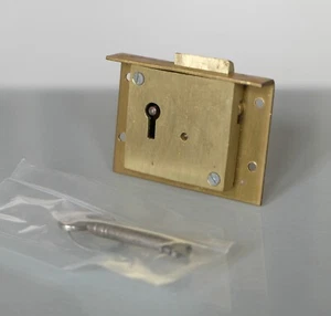Brass 2 1/2" Secure 4-lever Spring Till Drawer Furniture Cabinet LOCK [CCL186] - Picture 1 of 14