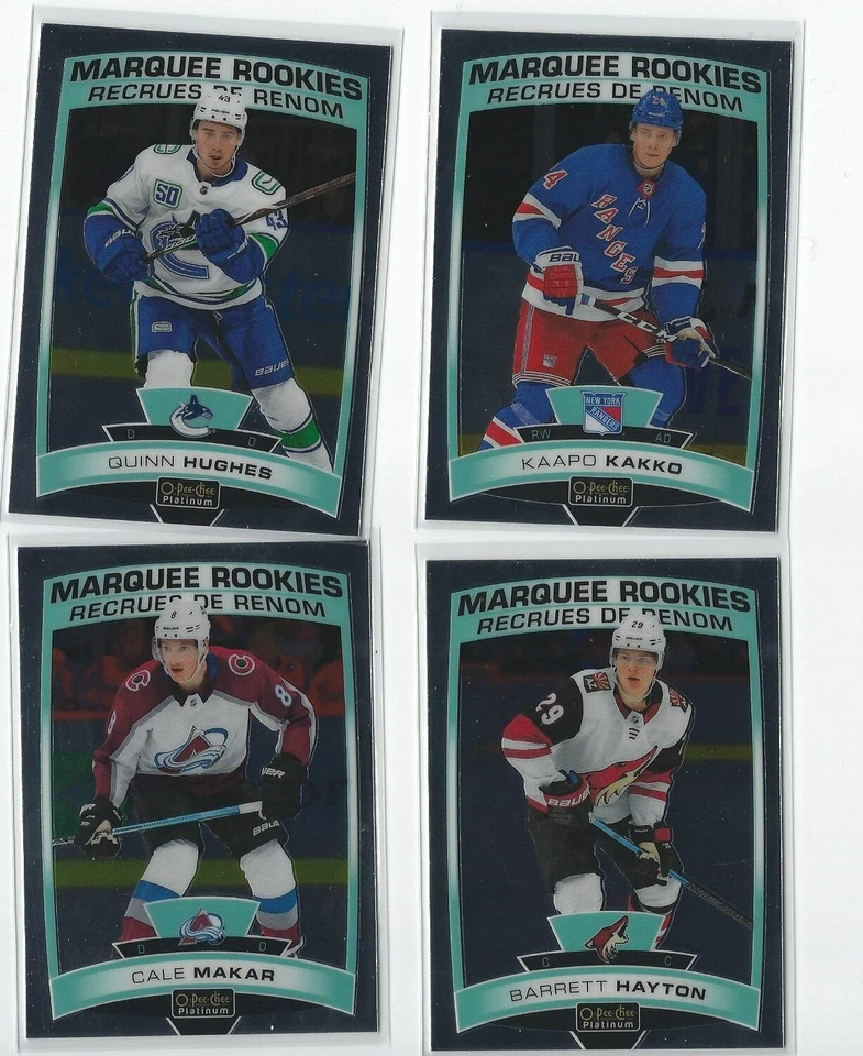 2019-20 O-PEE-CHEE PLATINUM - MARQUEE ROOKIES BASE CARDS - U PICK FROM LIST - Image 1 of 1