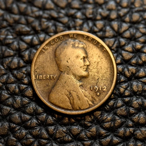 1912-S Lincoln Cent ~ VERY GOOD (VG) Condition ~ $20 ORDERS SHIP FREE! Cover