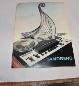 1969 Vintage TANDBERG Stereo Audio Equipment SPEC Katalog Broschüre - Bild 1 von 7