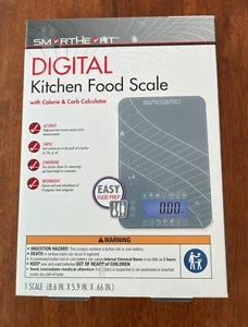 SmartHeart Digital Kitchen Food Scale with Calorie & Carb Calculator - NIB - Picture 1 of 6