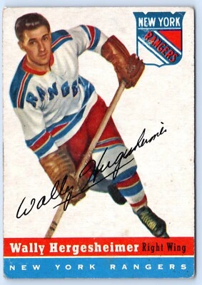 WALLY HERGESHEIMER 1954-55 TOPPS 54-55 #22 GOOD+/VG            71536 - Image 1 of 2