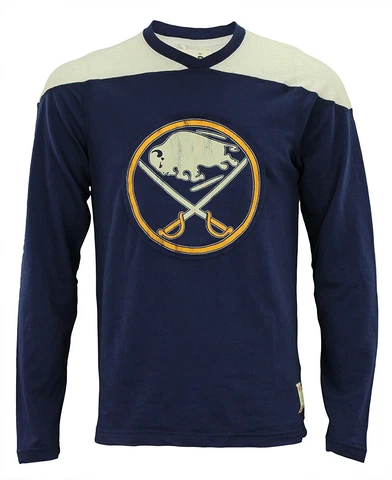 CCM NHL Men's Buffalo Sabres Crew Sweater, Navy Cover