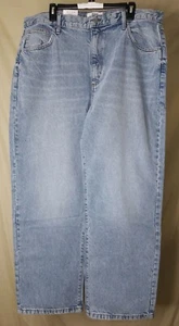 NEW, Women’s COTTON:ON Blue Loose Straight Jeans w/ Pockets (14) - Picture 1 of 9