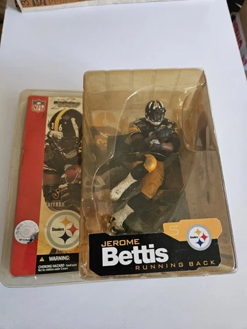 Jerome Bettis Pittsburgh Steelers NFL McFarlane Figure NIB Series 5 The Bus Cover
