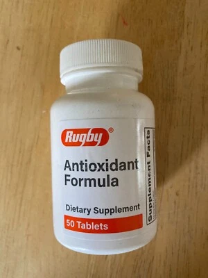 Fórmula antioxidante de rugby suplemento vitamínico dietético 50 comprimidos Foto 1 de 3