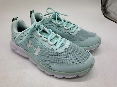 Under Armour Charged Assert 9 Athletic Shoes Womens Green Low Top Sneakers - 9.5 - Image 1 of 4