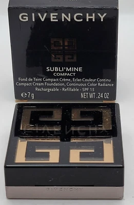 GIVENCHY SUBLI'MINE COMPACT TEINT COMPACT CREAM # 914 EXACT BROWNIE, NIB - Image 1 of 4