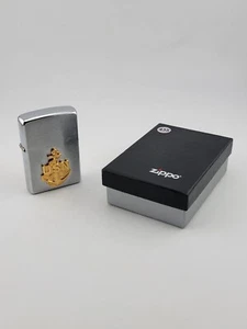 Rare 2003 Unfired Sealed Zippo Lighter Bradford Pa Usa Usn Us Navy Silver Tone - Picture 1 of 9