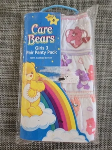 Care Bears Niñas 3 Pares Bikini Estilo Panty American Greetings 2007 Talla 4 Nuevo  - Imagen 1 de 4