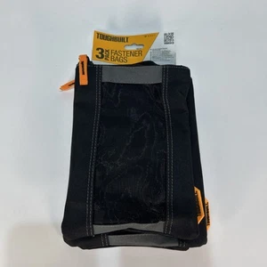 Toughbuilt TB-94-M Fastener Bags W/ Heavy Duty Mesh Windows & Top Zipper 3 Pack - Picture 1 of 7