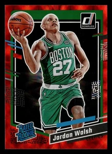 Jordan Walsh 2023-24 Donruss Red International #229 Celtics Clasificado Novato - Imagen 1 de 2