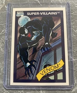 RARE VENOM #73 Key Marvel Comics Grail IMPEL Trading Card 1990 Series 1 - Picture 1 of 6
