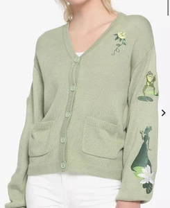 Disney Die Prinzessin und der Frosch Grobstrick Skimmer Damen Strickjacke Gr. 1 - Bild 1 von 16