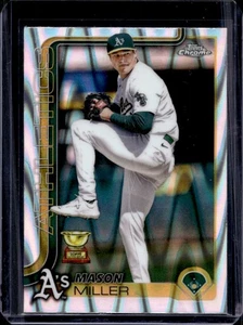 2025 Topps Chrome Mason Miller RayWave rifrattore #142 atletica leggera - Foto 1 di 2