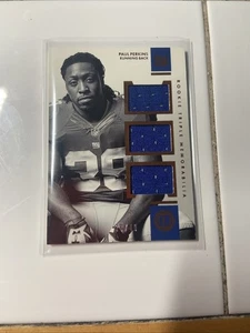 Panini Encased Rookie Triple Memorabilia Sapphire 2016 38/49 Paul Perkins #24 radiocontrol - Imagen 1 de 2