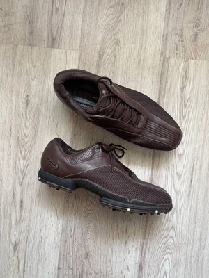Nike Zoom Tiger Woods Golf Shoes 336048-271 Brown US 10 UK 9 EUR 44 2008 Rare - Image 1 of 4
