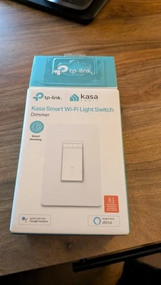 OPEN BOX!   TP-LINK Kasa Smart Wi-Fi Light Switch With Dimmer HS220 - Image 1 of 2