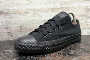 Zapatos de caña baja Converse Chuck Taylor All Star para mujer talla 7 usados M5039 negros - Imagen 1 de 15