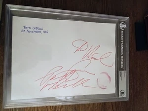 Patti LaBelle The Godmother Of Soul Authentic Signed 8x10 Sheet BAS Authentic - Bild 1 von 4