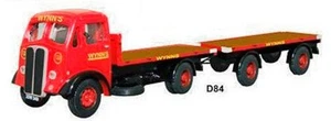 Base Toys D84 AEC Monarch + Trailer Wynn's 1/76 Scale = OO Gauge - T48 Post - Picture 1 of 12