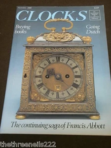 CLOCKS - FRANCIS ABBOTT - NOV 1985 - Picture 1 of 1