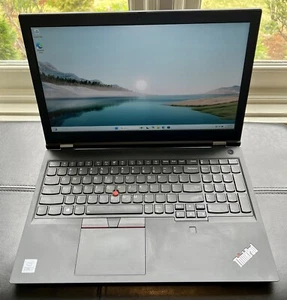 Lenovo ThinkPad P15 Gen 1 i7-10750H 32GB RAM 512GB SSD Win11 Pro - See Photo - Picture 1 of 12
