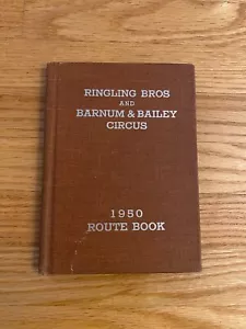 1950 Ringling Bros and Barnum & Bailey Circus Route Book Vintage Program Catalog - Bild 1 von 9
