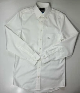 Stafford Coolmax Dress Shirt White Mens Small 14-14.5 32-33 All Seasons - Picture 1 of 8