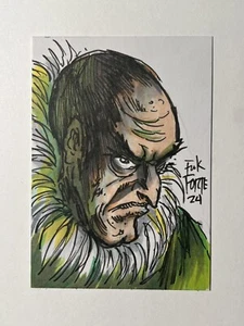 The Vulture Original Sketch Card Drawing By Frank Forte Marvel Comics RARE - Picture 1 of 1