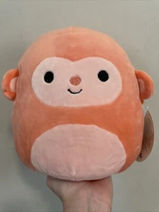 Peluche Squishmallows 8" Elton el Mono Kellytoy Animal 8" Nuevo con Etiquetas Edición México - Imagen 1 de 3