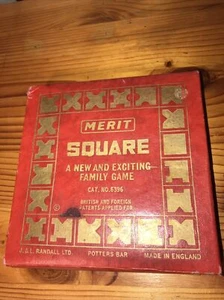 MERIT SQUARE gioco puzzle destrezza vintage anni 60 J&L Randall COMPLETO  - Foto 1 di 7