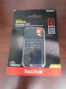 SANDISK EXTREME PORTABLE SSD 2 TB (25D) - Afbeelding 1 van 2