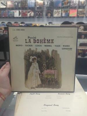 PUCCINI La Boheme - MOFFO, Leinsdorf - RCA Living Stereo LSC-6095 - ST 2LP BOX - Image 1 of 4