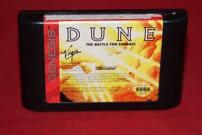 Dune: The Battle for Arrakis (Sega Genesis, 1993) Authentic Game Cartridge - Image 1 of 3