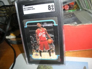2003-04 Bowman - Novatos #123 LeBron James (RC) - Imagen 1 de 3
