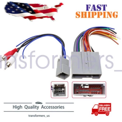 Car Stereo Radio Wiring Harness Adapter Plug Fit for Ford Explorer F150 F250 350 - Image 1 of 4