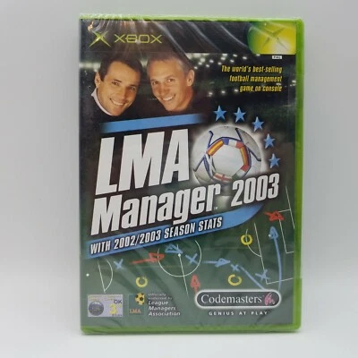 LMA Manager 2003 Sealed European XBOX PAL Format Make Offer for 1/2 Off - Image 1 of 4