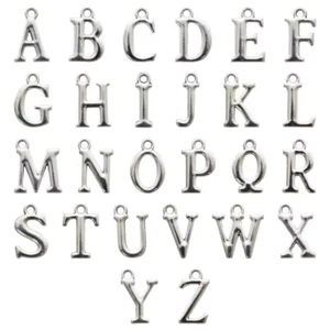 Premium Anhänger Buchstaben A-Z Charm Alphabet Schmuck Bettelarmband Kette - Bild 1 von 3