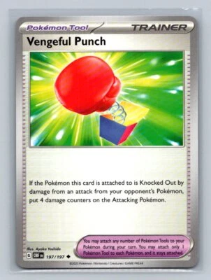 Vengeful Punch SV03: Obsidian Flames 197/197 Near Mint NM - Image 1 of 2