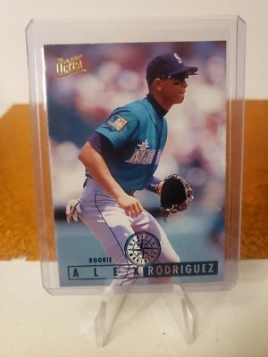 1995 Fleer Ultra Alex Rodriguez Seattle Mariners Rookie Card #331 NMMT - Image 1 of 2