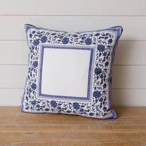 Canton Blue and White 18" Throw Pillow - Picture 1 of 1